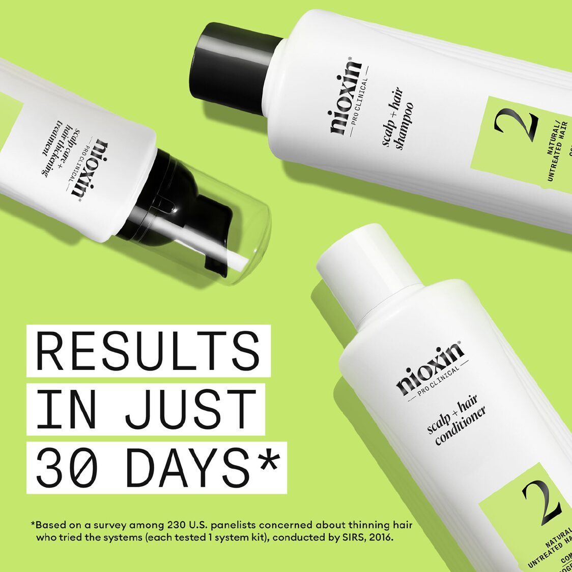 Nioxin System Kit 2 (Shampoo 150ml+Conditioner 150ml+Treatment 40ml) - Metro Singapore Departmental Store - Celebrating 69 Years in SG
