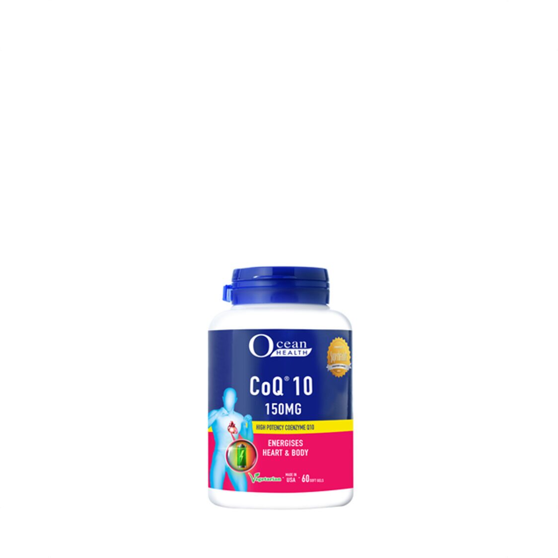 Ocean Health CoQ10 150mg Soft Gel 60s - Metro Singapore Departmental Store - Celebrating 69 Years in SG