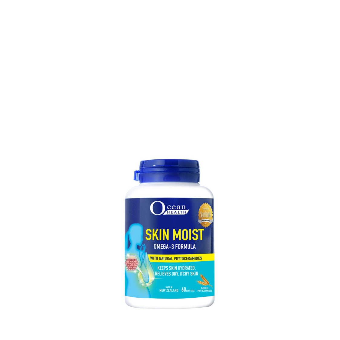 Ocean Health Skin Moist Omega 3 60s - Metro Singapore Departmental Store - Celebrating 69 Years in SG