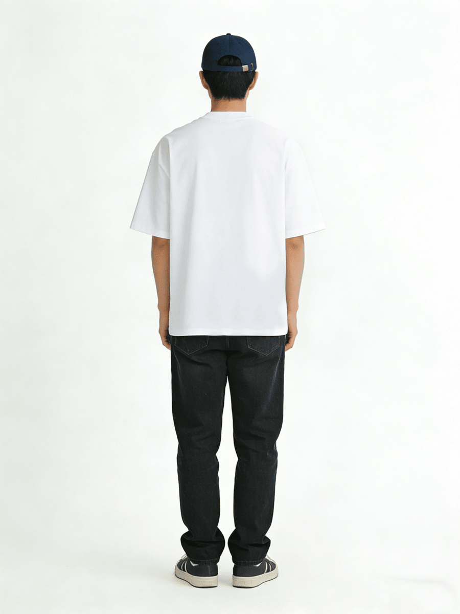 Ortem Cat Print Oversized T-Shirt - Metro Singapore Departmental Store - Celebrating 69 Years in SG