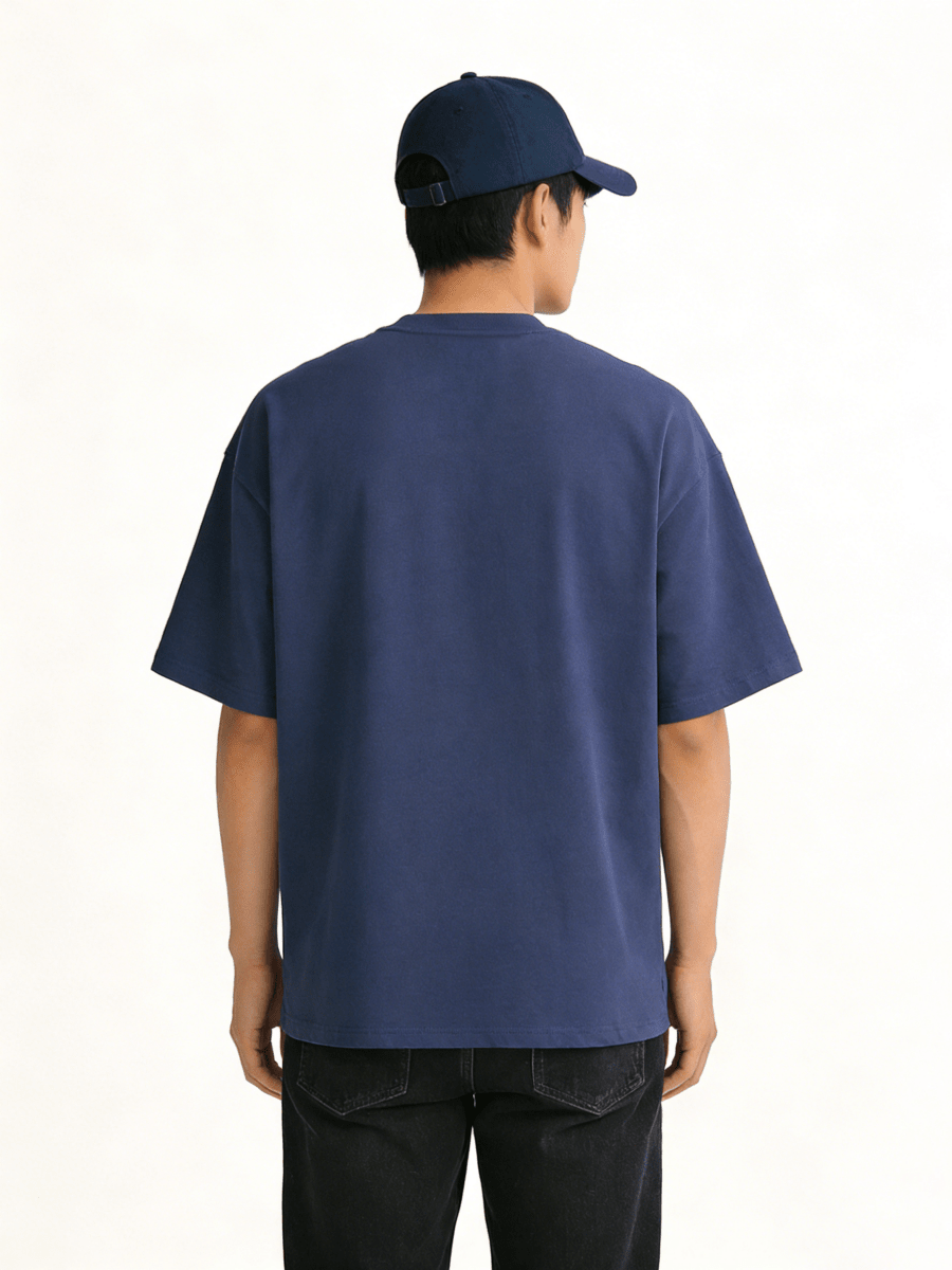 Ortem Horse Embroidery Oversized T-Shirt With Pocket - Metro Singapore Departmental Store - Celebrating 69 Years in SG