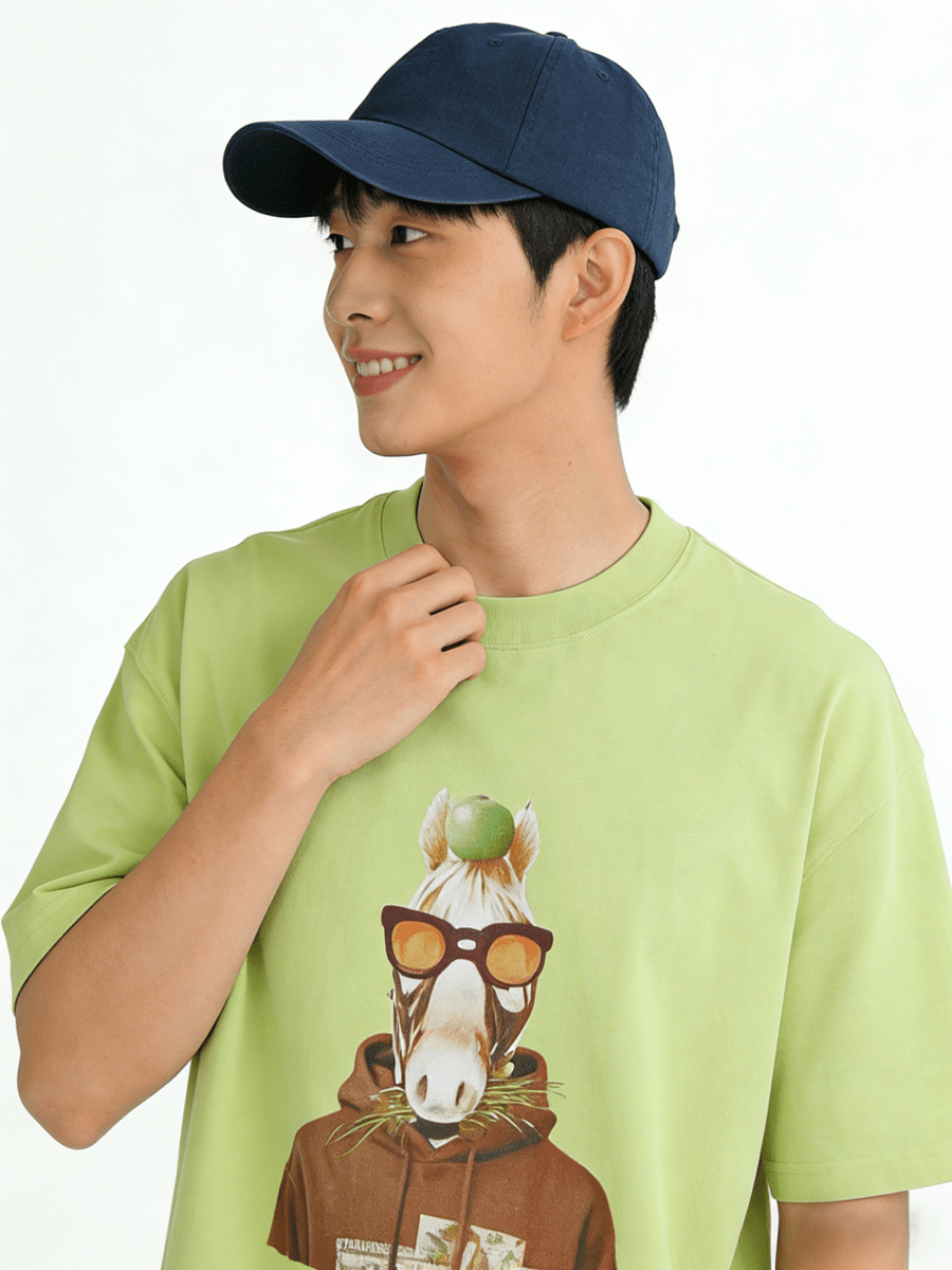 Ortem Horse Print Oversized T-shirt - Metro Singapore Departmental Store - Celebrating 69 Years in SG