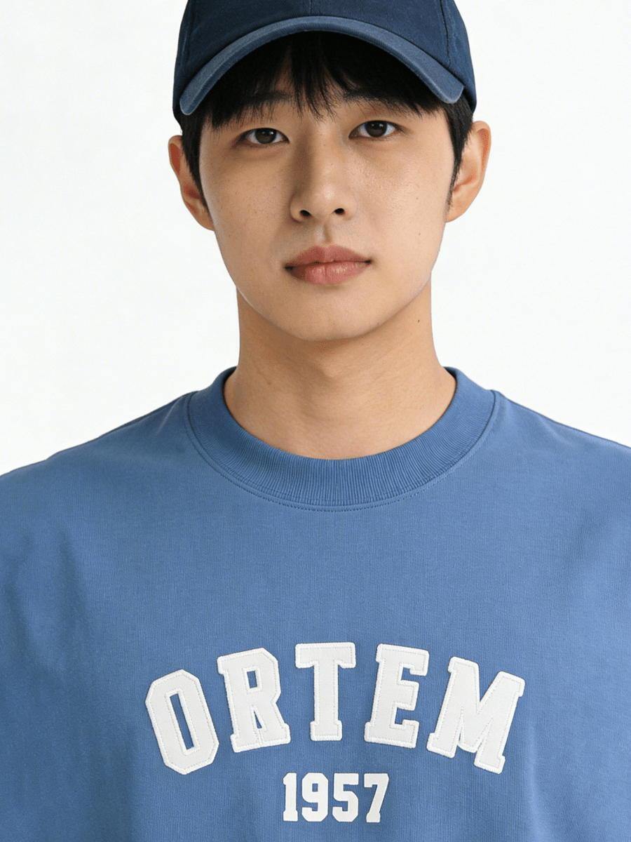 Ortem Logo Patch Oversized T-Shirt - Metro Singapore Departmental Store - Celebrating 69 Years in SG