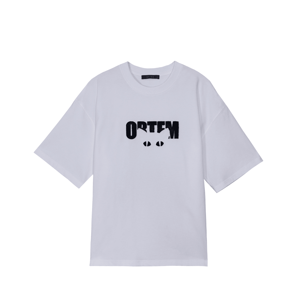 Ortem Logo Print Oversized T-shirt - Metro Singapore Departmental Store - Celebrating 69 Years in SG