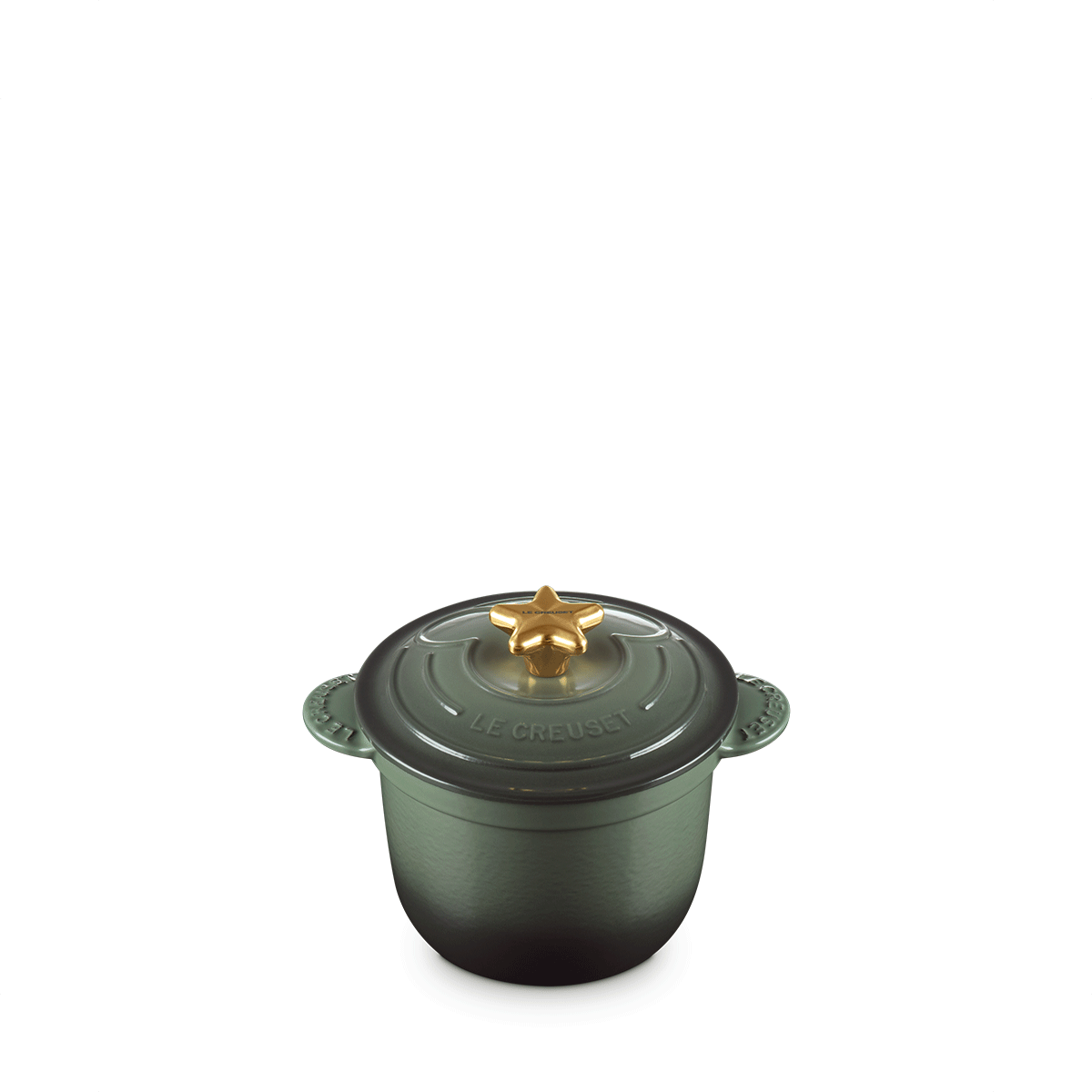 Le Creuset Rice Pot/Casserole Mickey 18 Thyme Star Gold Knob