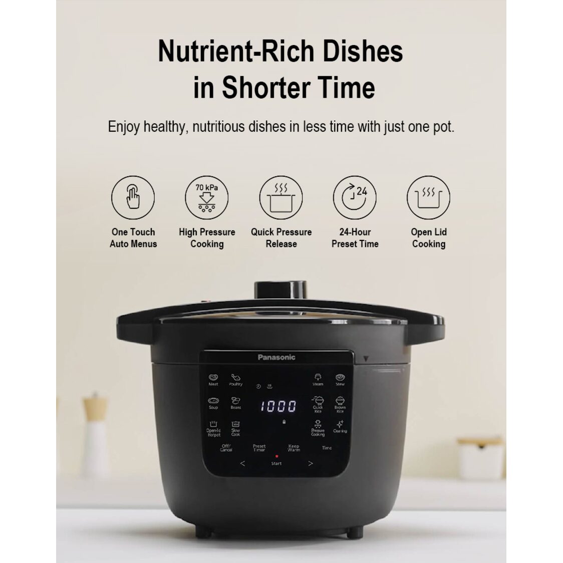 Panasonic 4.0L Pressure Cooker (NF - PC400KSH) - Metro Singapore Departmental Store - Celebrating 69 Years in SG