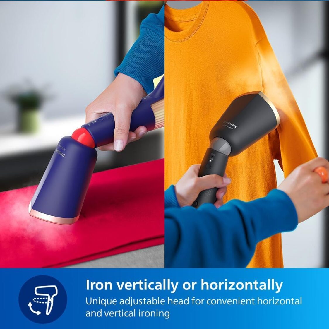 Philips 5000 Series Handheld Steamer - Red (STH5020/40) - Metro Singapore Departmental Store - Celebrating 69 Years in SG