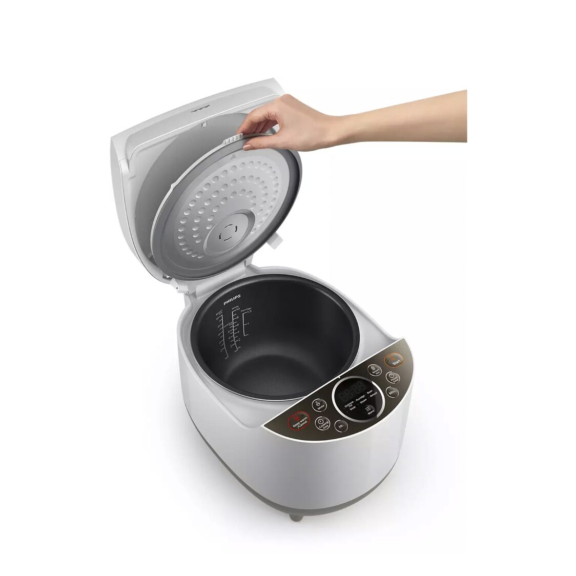 Philips Daily Collection Fuzzy Logic Rice Cooker 1.8L (HD4515/63) - Metro Singapore Departmental Store - Celebrating 69 Years in SG
