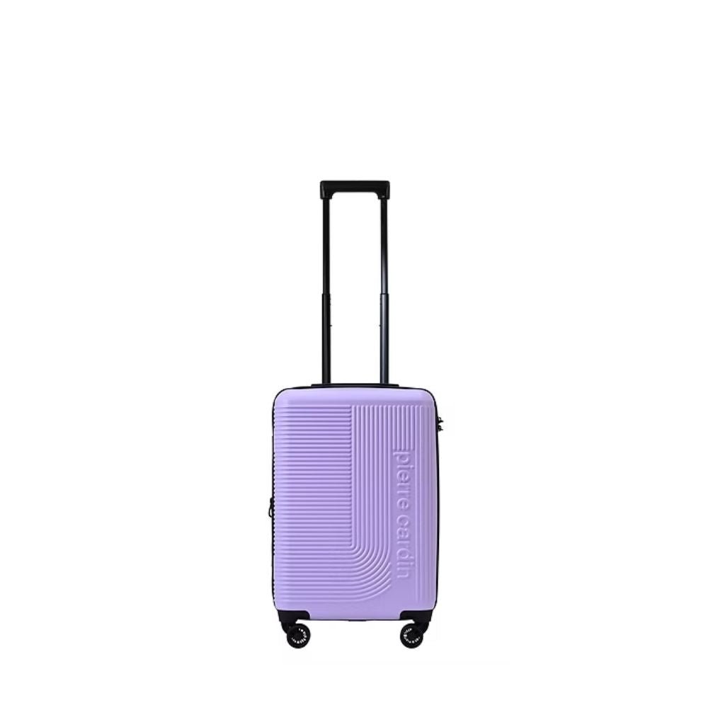 Pierre Cardin Polycarbonate 4 Double Wheels Expandable Trolley Case with TSA Lock and Anti - theft Zipper - Lavender - Metro Singapore Departmental Store - Celebrating 69 Years in SG