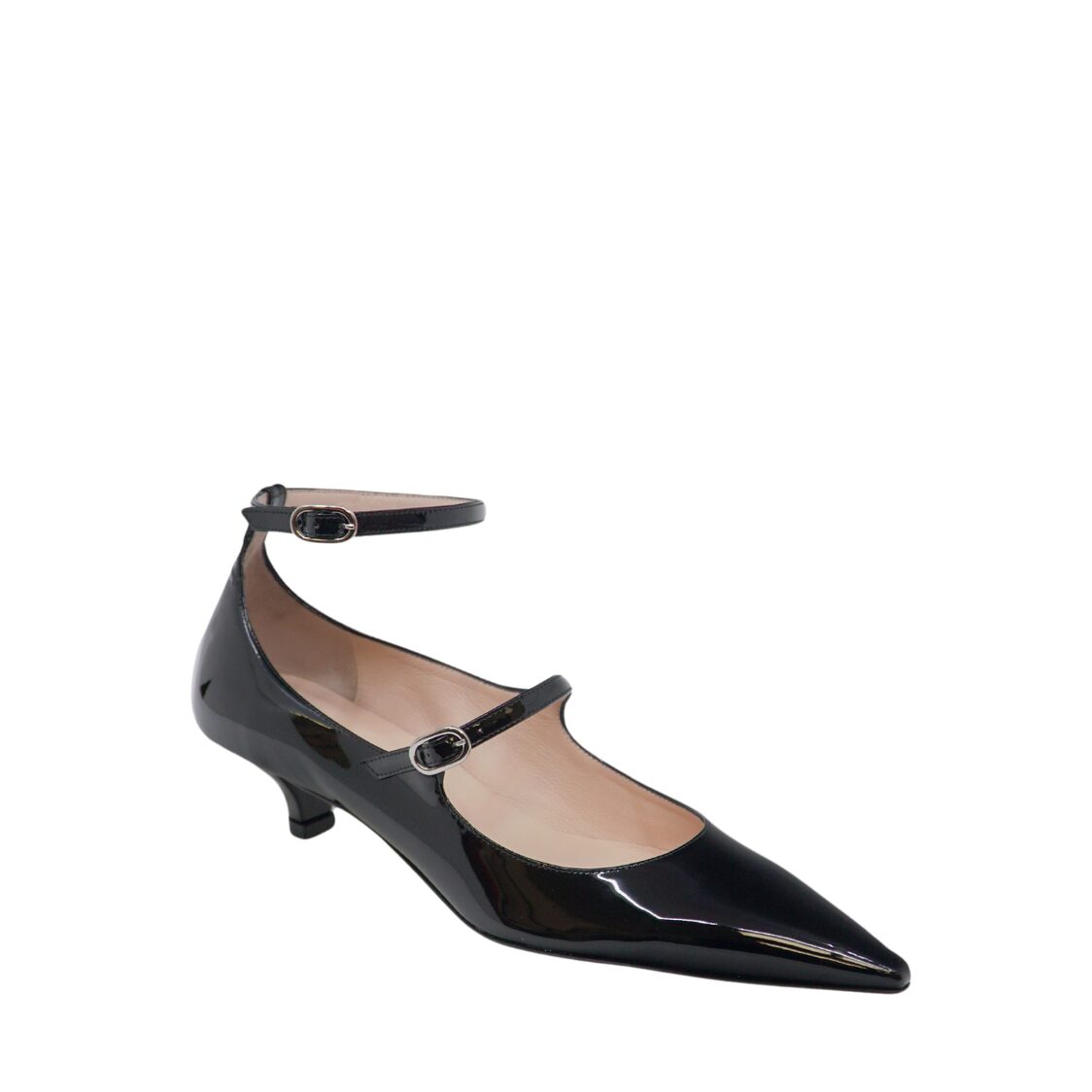 Prosperine Strappy Patent Leather Kitten - Black - Metro Singapore Departmental Store - Celebrating 69 Years in SG