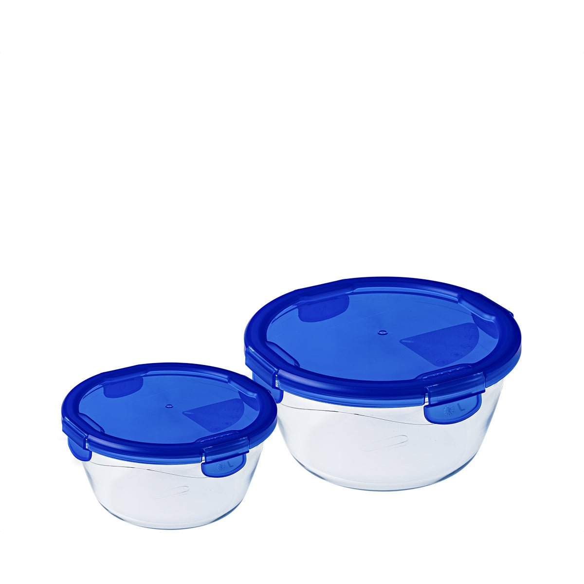 Pyrex 4pc Px Round Dish - 0.7L+1.6L With Lid (PX - 287/288PG00) - Metro Singapore Departmental Store - Celebrating 69 Years in SG