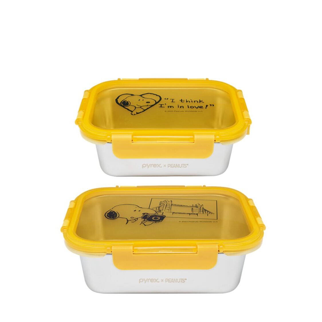 Pyrex Snoopy 2pc Stainless Steel Storage With Lid - Metro Singapore Departmental Store - Celebrating 69 Years in SG