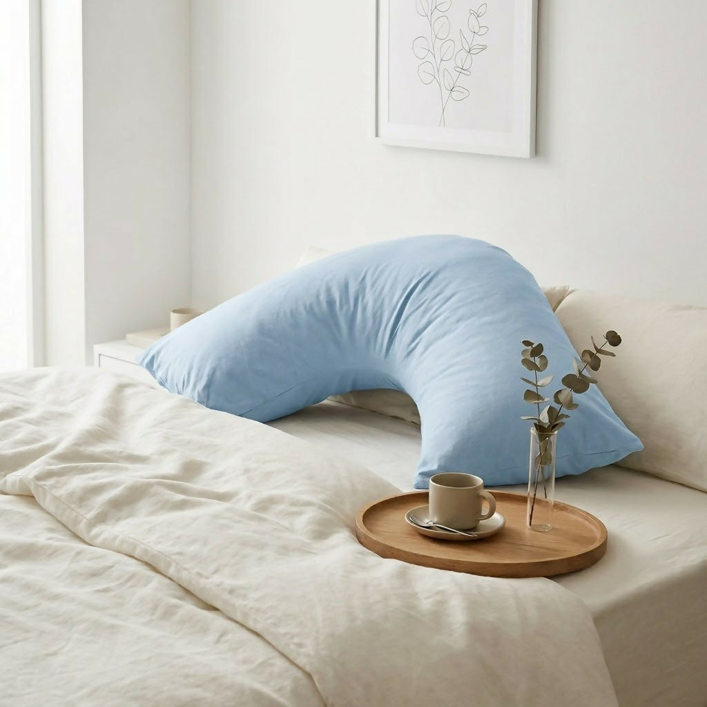 Rapee CUDDLE U™ Signature Microfibre Pillow Cover – 75 x 75 cm – Sky