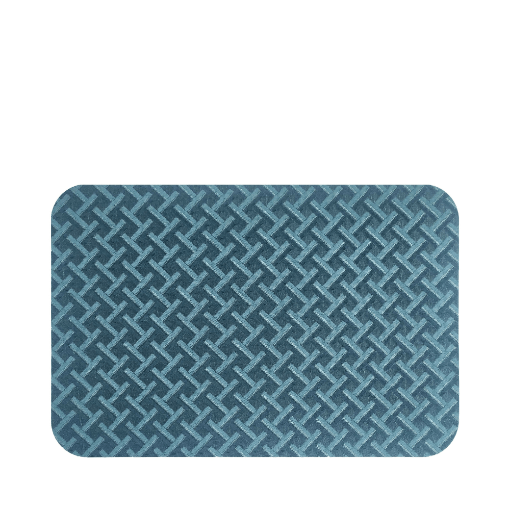 Rapee Alex Placemat | Woven Jacquard - 30 x 45 cm, Teal - Metro Singapore Departmental Store - Celebrating 69 Years in SG