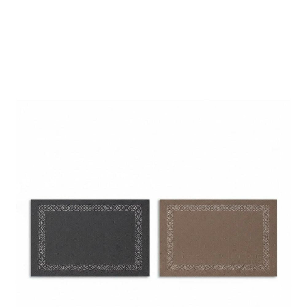 Rapee Aztec Woven Texilene Placemat – 30 x 45 cm – Black - Metro Singapore Departmental Store - Celebrating 69 Years in SG