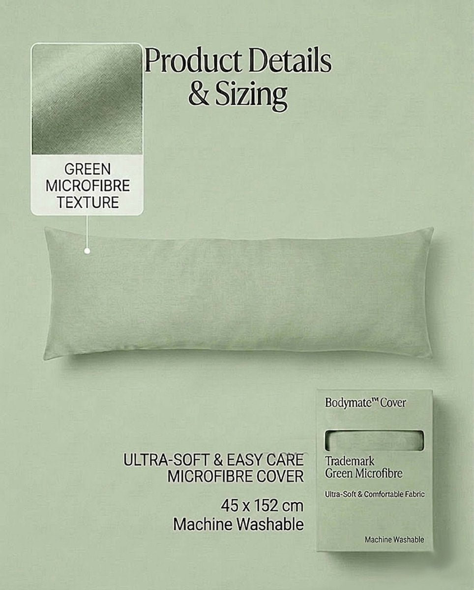 Rapee BodyMate™ Cover | Microfibre Cover - 45 x 152 cm, Green - Metro Singapore Departmental Store - Celebrating 69 Years in SG