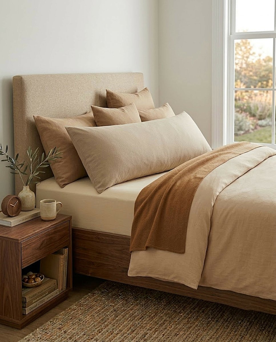 Rapee BodyMate™ Full-Body Pillow & Microfibre Cover Set – 45 x 152 cm – Almond - Metro Singapore Departmental Store - Celebrating 69 Years in SG