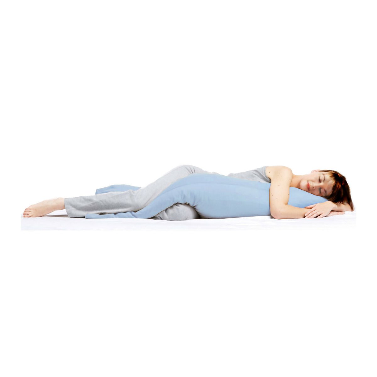 Rapee BodyMate™ Full-Body Pillow & Microfibre Cover Set – 45 x 152 cm – Sky - Metro Singapore Departmental Store - Celebrating 69 Years in SG
