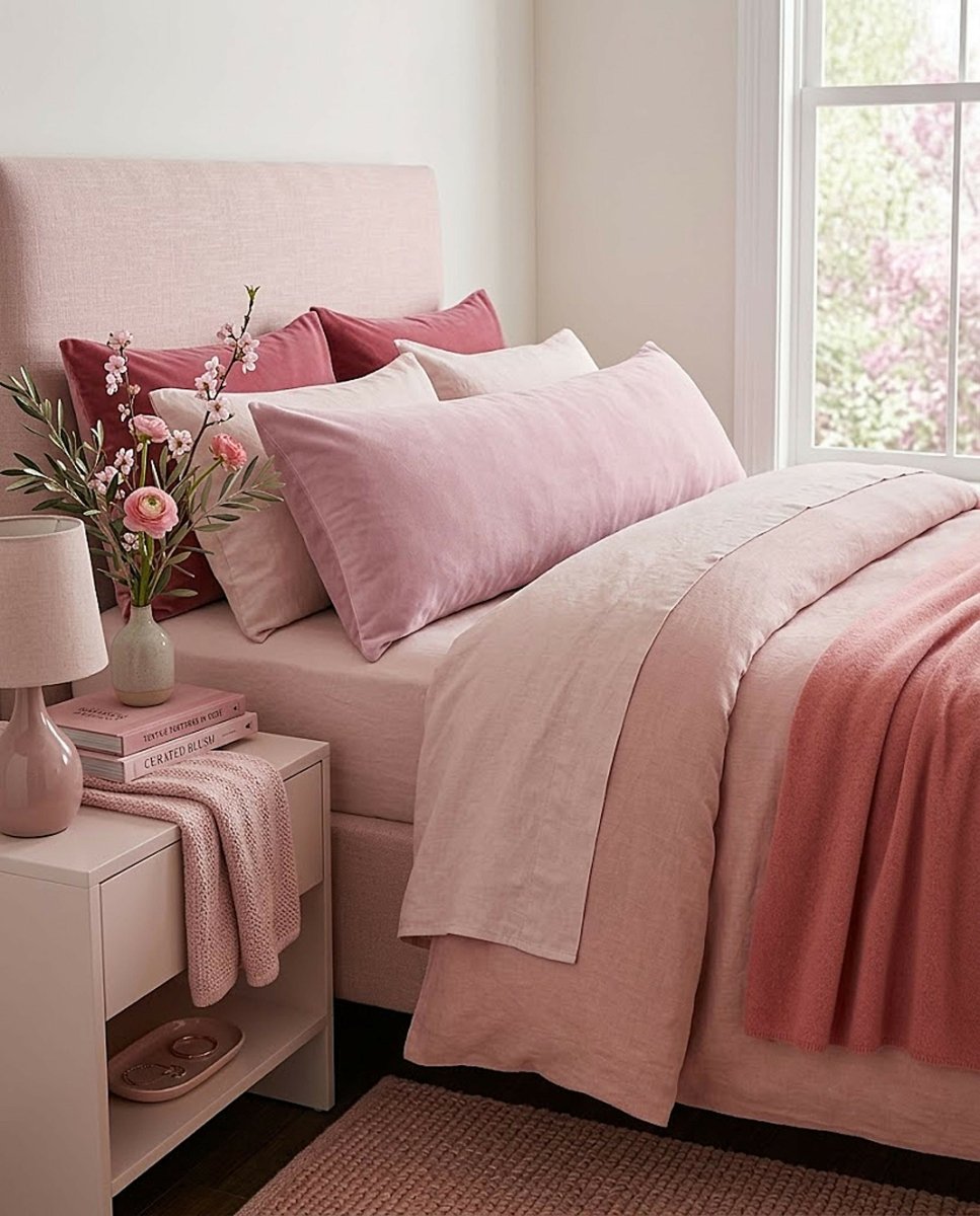 Rapee BodyMate™ Set Pack | Microfibre Cover with Pillow - 45 x 152 cm, Pink - Metro Singapore Departmental Store - Celebrating 69 Years in SG