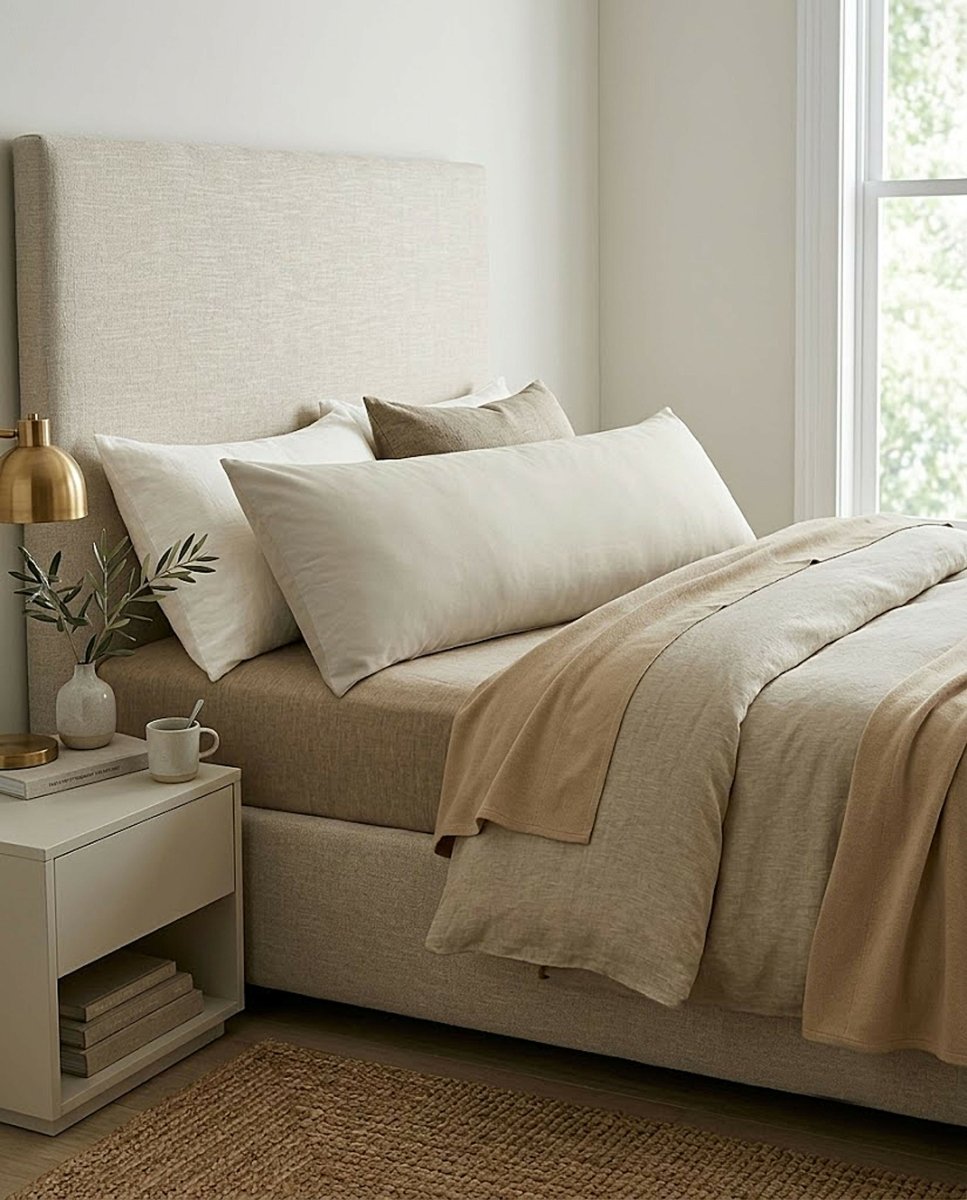 Rapee BodyMate™ Signature Microfibre Body Pillow Cover – 45 x 152 cm – Beige - Metro Singapore Departmental Store - Celebrating 69 Years in SG