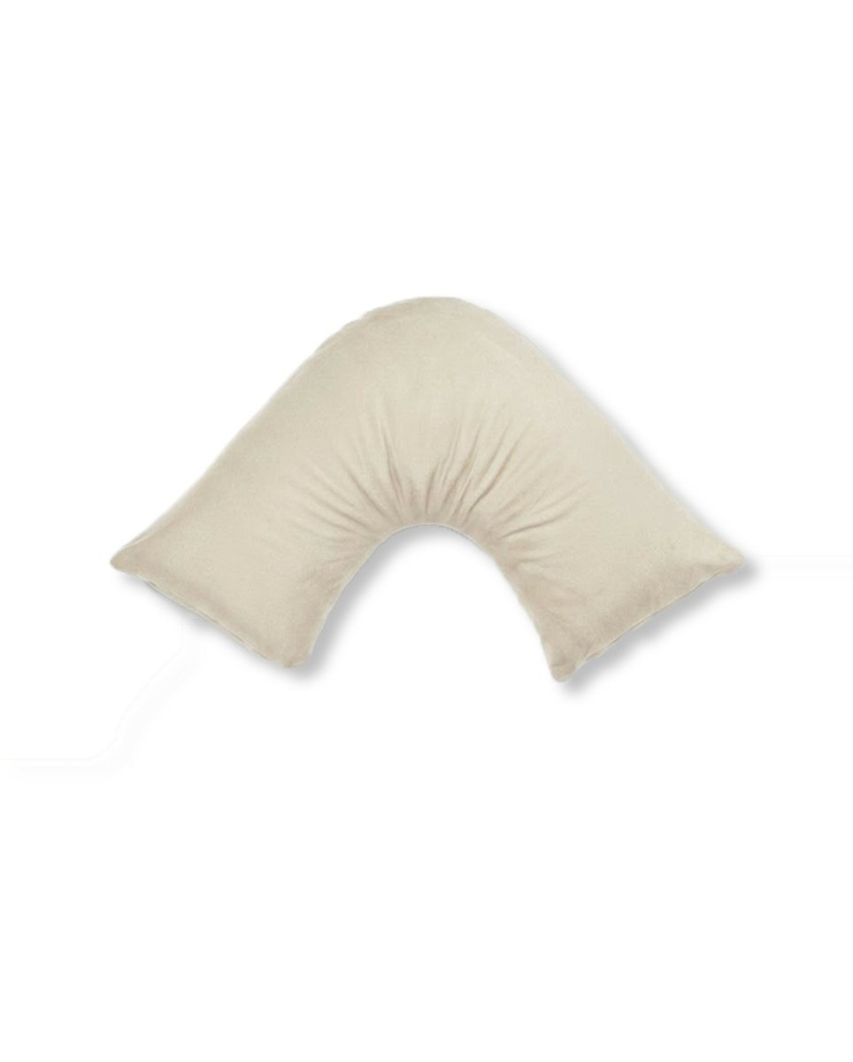 Rapee Cuddle U™ V-Shape Pillow & Microfibre Cover Set – 75 x 75 cm – Beige - Metro Singapore Departmental Store - Celebrating 69 Years in SG