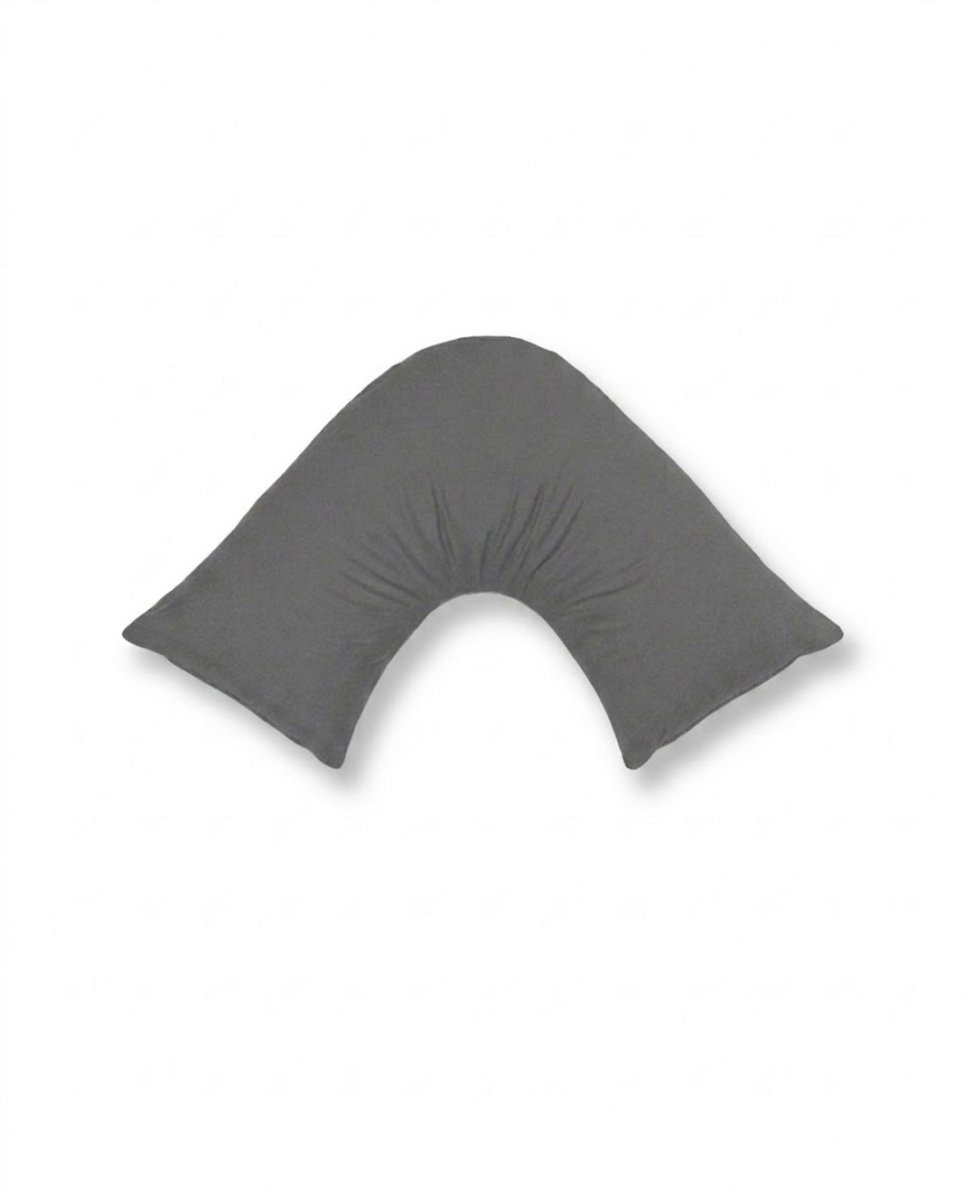 Rapee Cuddle U™ V-Shape Pillow & Microfibre Cover Set – 75 x 75 cm – Charcoal - Metro Singapore Departmental Store - Celebrating 69 Years in SG