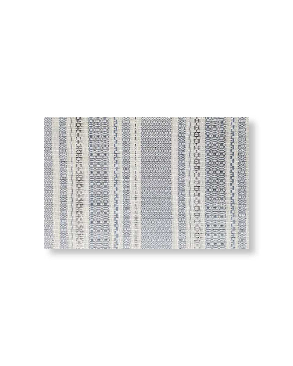 Rapee Fineline Woven Texilene Placemat – Geometric Design – 30 x 45 cm – Blue - Metro Singapore Departmental Store - Celebrating 69 Years in SG