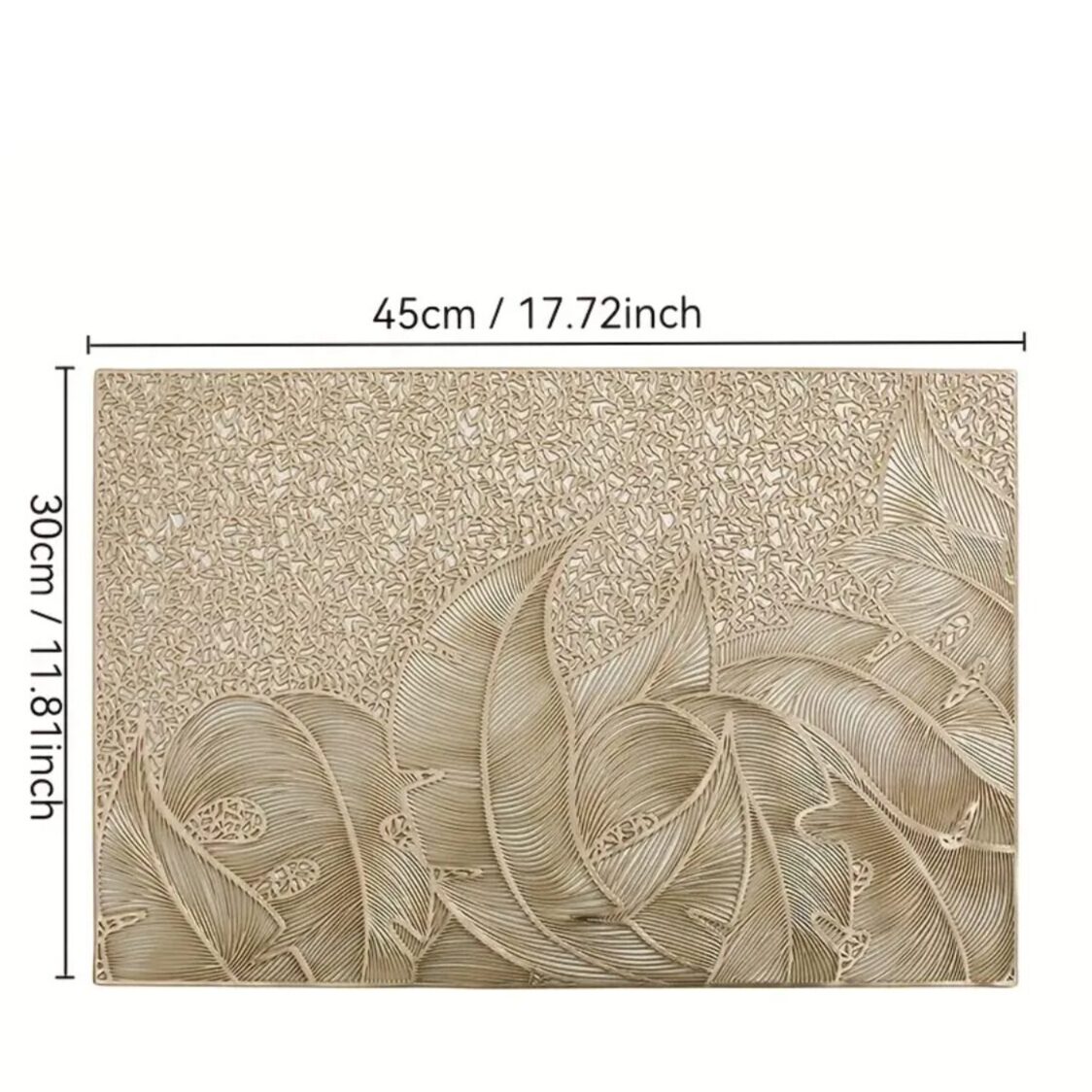 Rapee Frame Placemat Gold - Metro Singapore Departmental Store - Celebrating 69 Years in SG