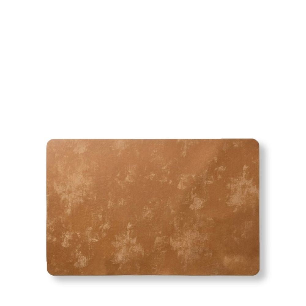 Rapee Frost Velvet Rectangular Placemat – Textured Design – 30 x 45 cm – Tan - Metro Singapore Departmental Store - Celebrating 69 Years in SG