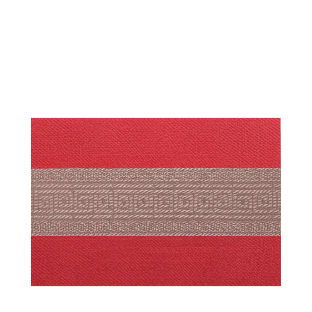 Rapee Greek Placemat | Greek Key Texilene - 30 x 45 cm, Red - Metro Singapore Departmental Store - Celebrating 69 Years in SG