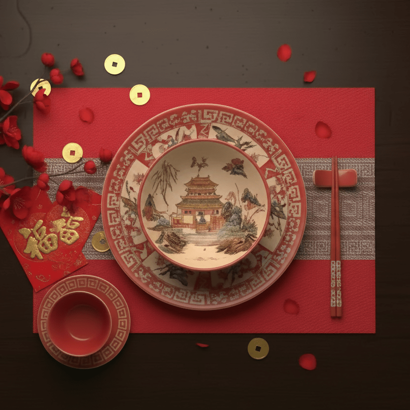 Rapee Greek Placemat | Greek Key Texilene - 30 x 45 cm, Red - Metro Singapore Departmental Store - Celebrating 69 Years in SG
