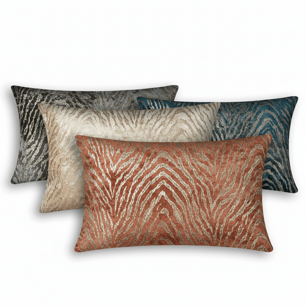 Rapee Lindie Cushion Cover | Double - sided Velvet Foil - 30 x 50 cm - Metro Singapore Departmental Store - Celebrating 69 Years in SG