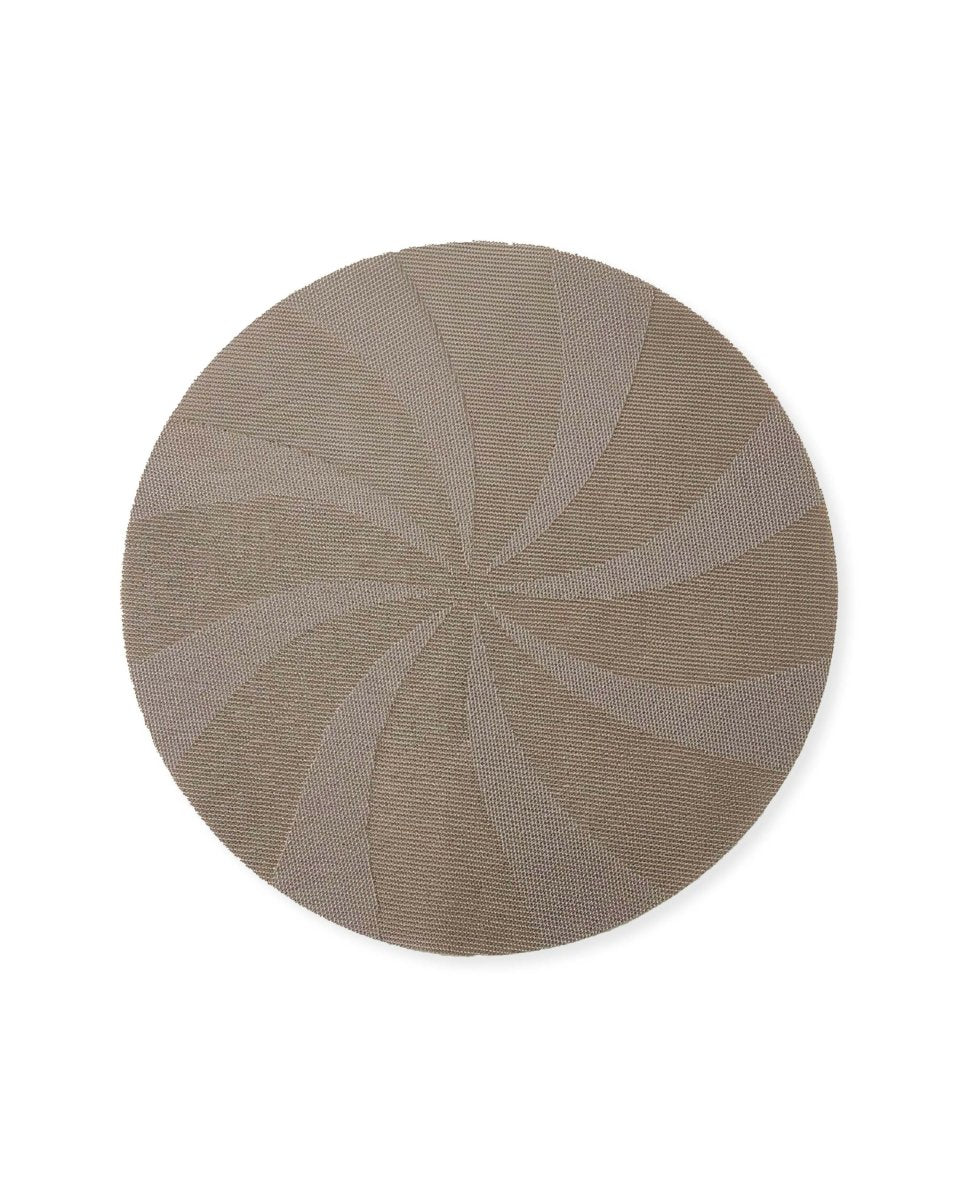 Rapee Marche Woven Texilene Placemat – Swirl Design – 38 cm Round – Bronze - Metro Singapore Departmental Store - Celebrating 69 Years in SG
