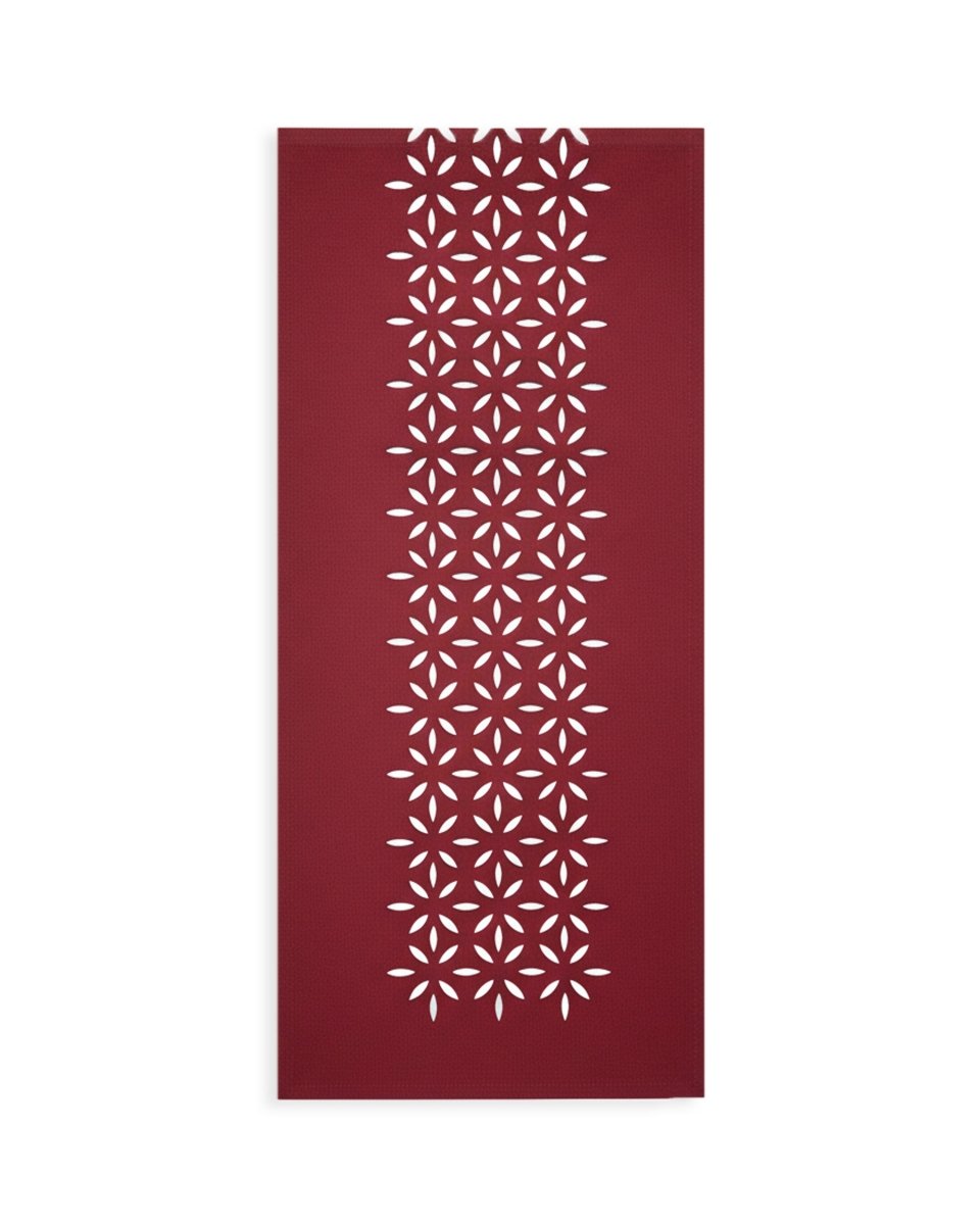 Rapee Morocco Petal Lasercut Placemat – Cationic Fabric – 33 x 45 cm – Red - Metro Singapore Departmental Store - Celebrating 69 Years in SG
