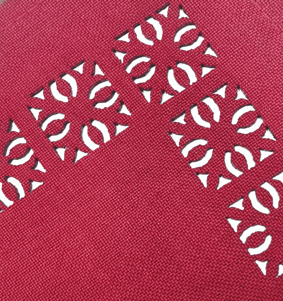 Rapee Mulan Placemat | Laser - cut Cationic Fabric - 33 x 45 cm - Metro Singapore Departmental Store - Celebrating 69 Years in SG