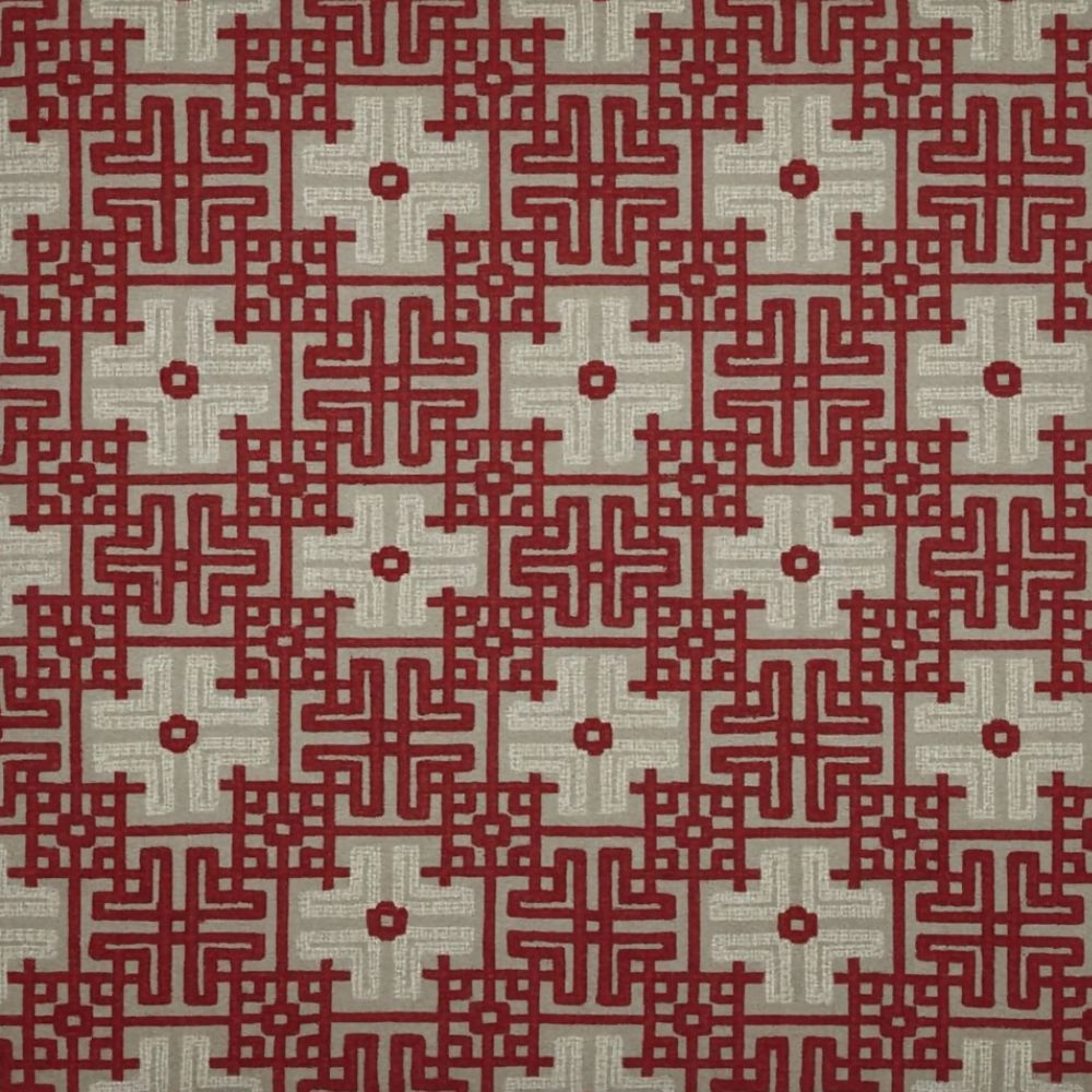 Rapee Orient Chinoiserie Woven Jacquard Table Runner with Tassel – 33 x 180 cm – Red - Metro Singapore Departmental Store - Celebrating 69 Years in SG