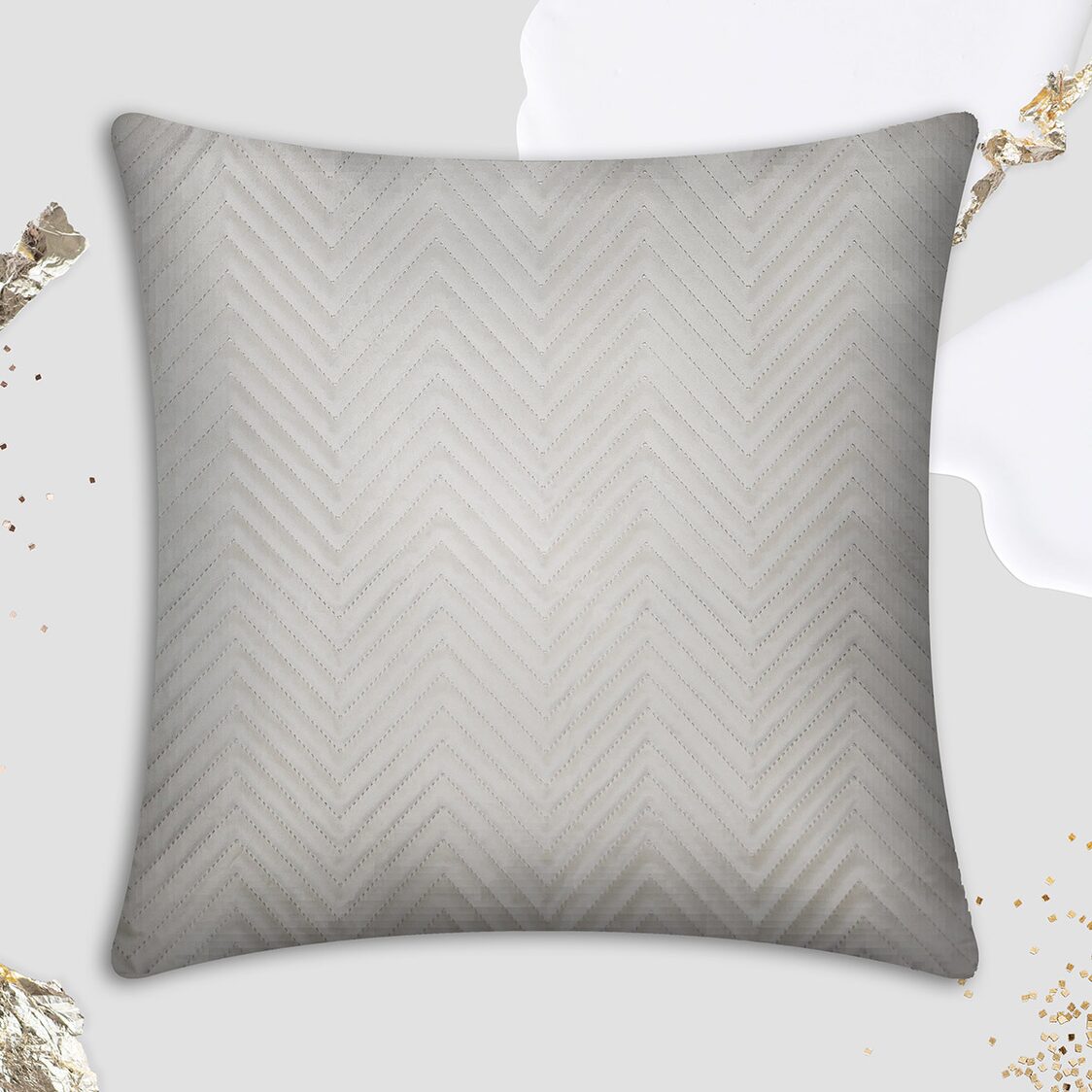 Rapee Pinsonic Cushion Cover | Quilted Velvet - 45 x 45 cm - Metro Singapore Departmental Store - Celebrating 69 Years in SG