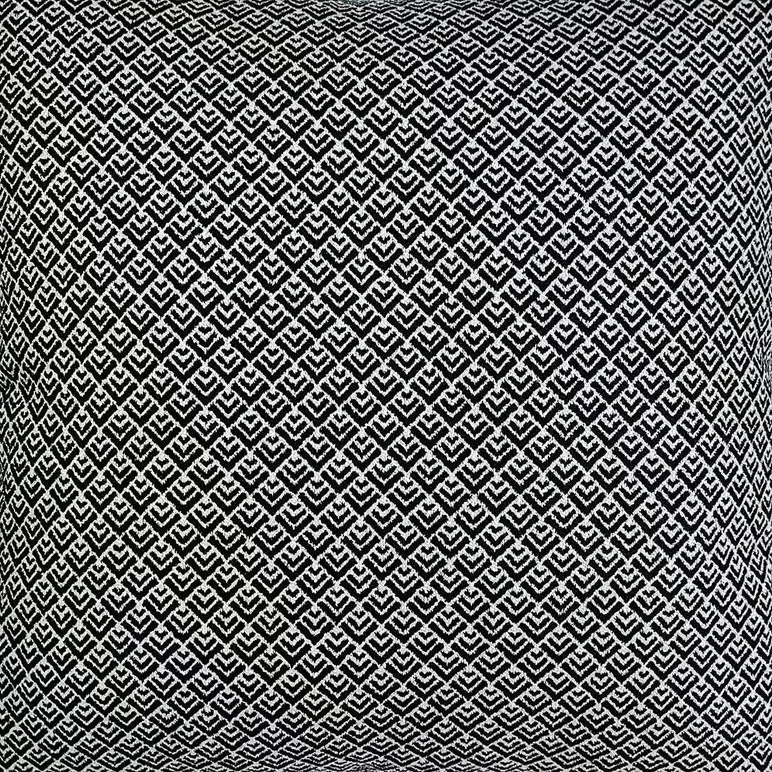 Rapee Pixel Oblong Cover | Double - sided Jacquard - 33 x 45 cm, Black - Metro Singapore Departmental Store - Celebrating 69 Years in SG
