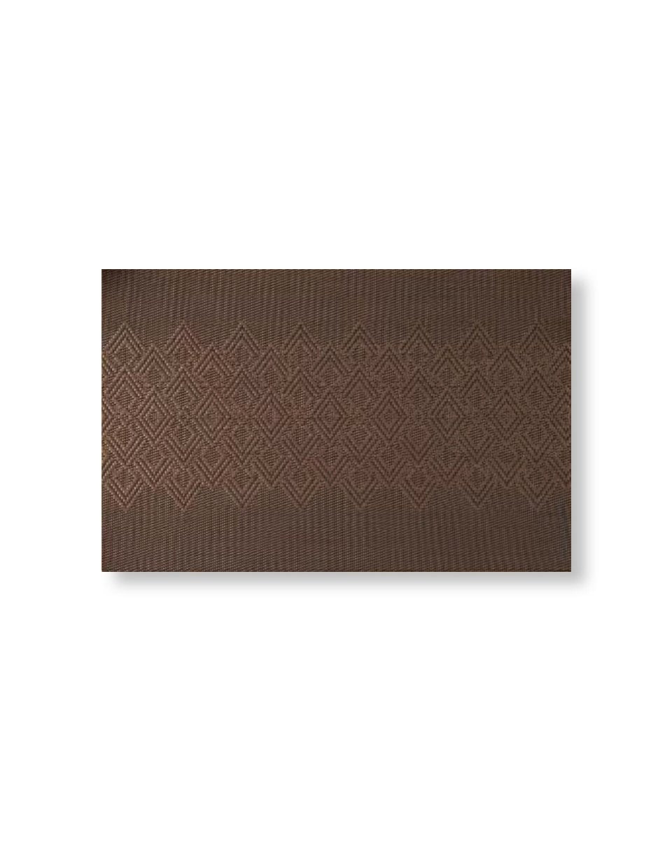 Rapee Puzzle Woven Texilene Placemat – Central Panel Design – 30 x 45 cm – Brown - Metro Singapore Departmental Store - Celebrating 69 Years in SG