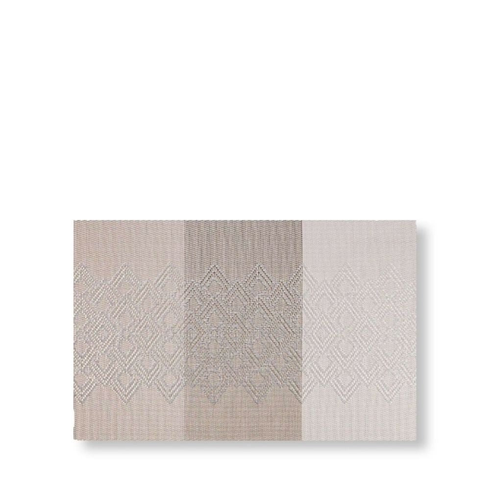 Rapee Puzzle Woven Texilene Placemat – Central Panel Design – 30 x 45 cm – Gold - Metro Singapore Departmental Store - Celebrating 69 Years in SG