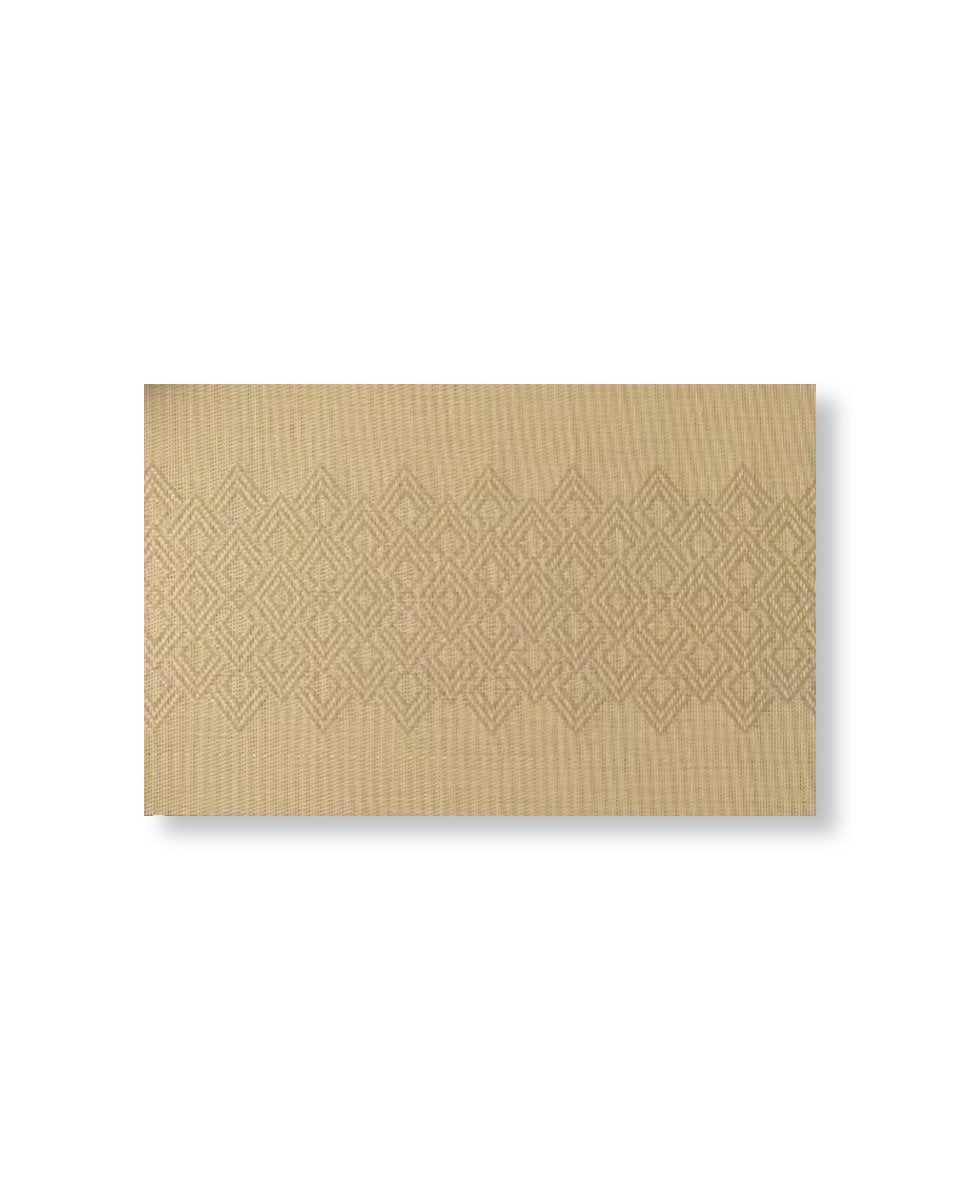 Rapee Puzzle Woven Texilene Placemat – Central Panel Design – 30 x 45 cm – Yellow - Metro Singapore Departmental Store - Celebrating 69 Years in SG