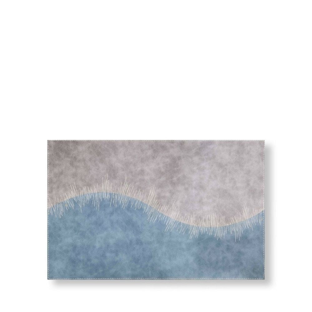 Rapee Saw PU Rectangular Placemat – Textured Design – 30 x 45 cm – Sky - Metro Singapore Departmental Store - Celebrating 69 Years in SG