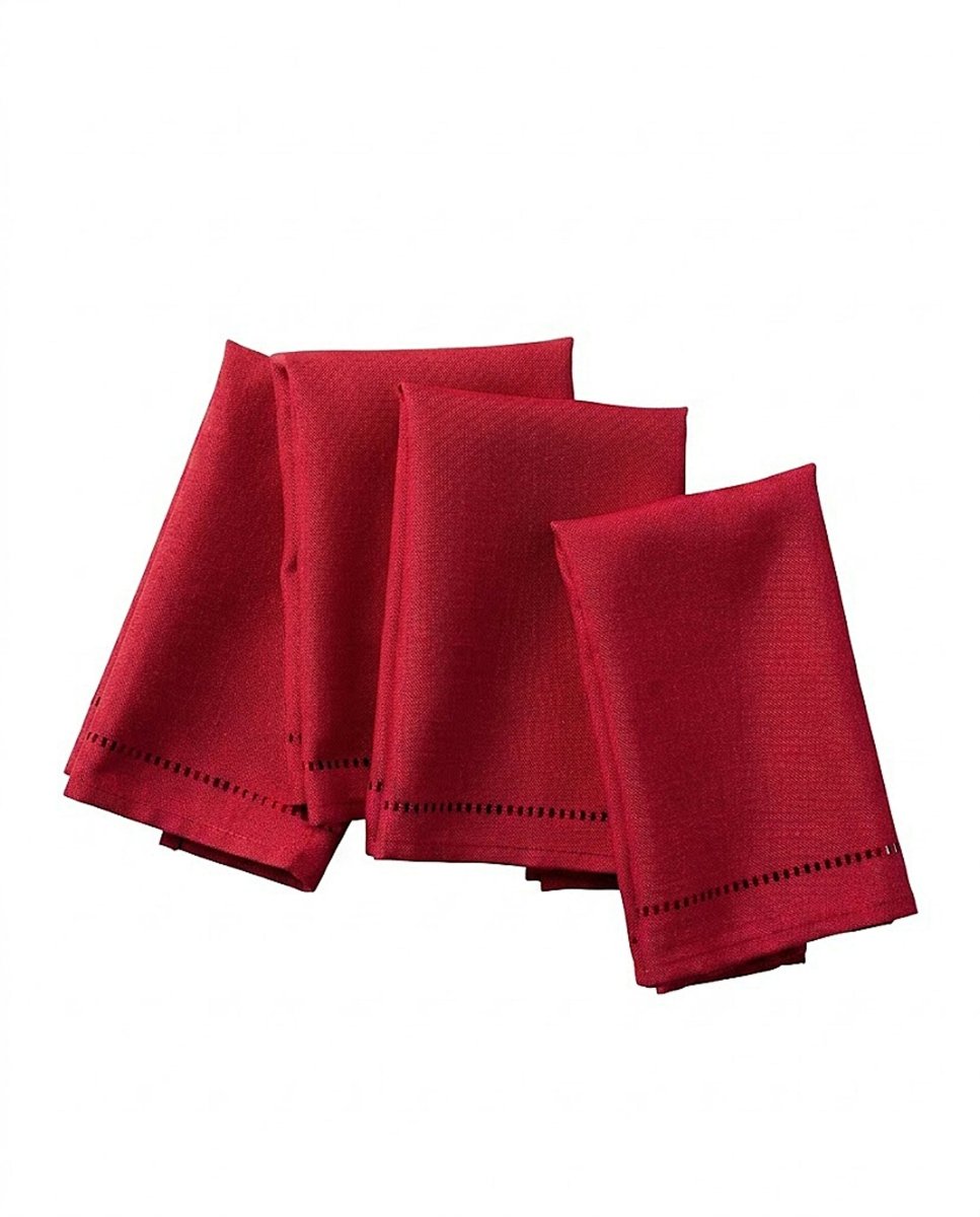 Rapee Sonia Lasercut Napkin – Cationic Fabric – 46 x 46 cm – Red - Metro Singapore Departmental Store - Celebrating 69 Years in SG