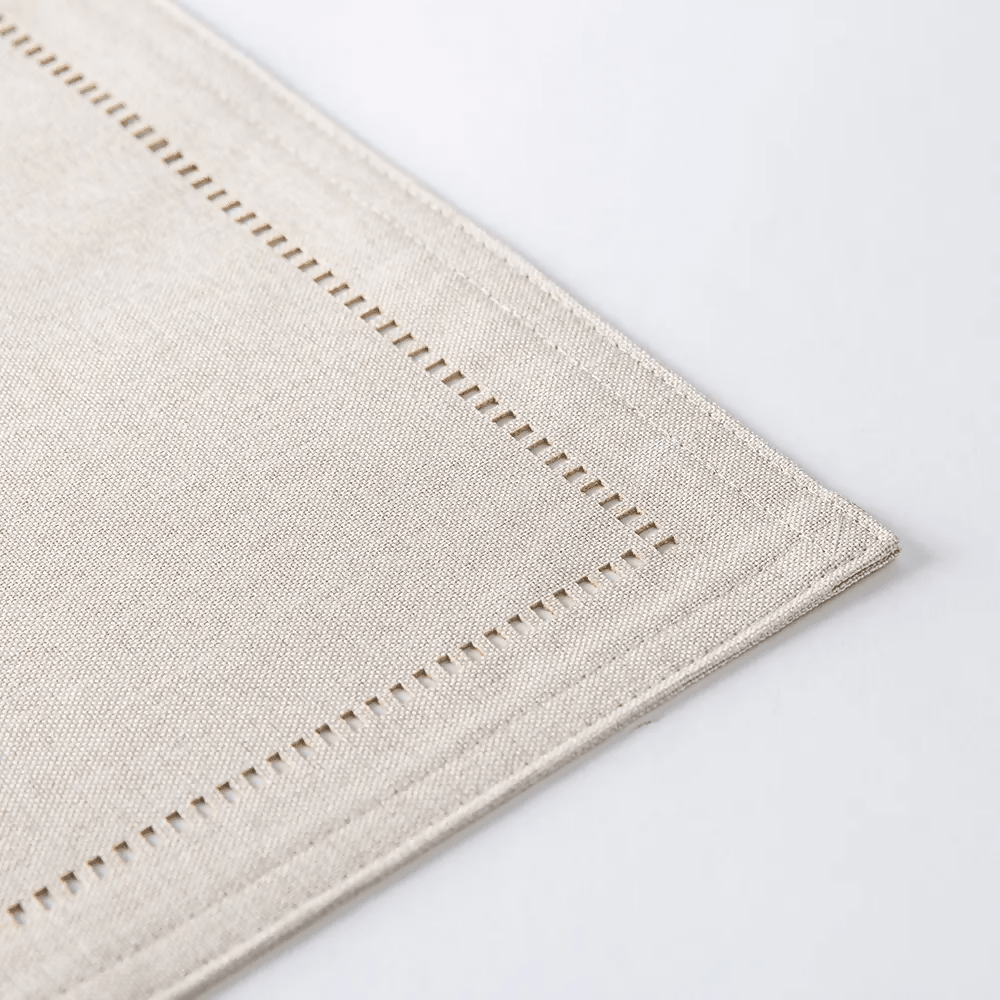 Rapee Sonia Lasercut Placemat – Cationic Fabric – 33 x 45 cm – Stone - Metro Singapore Departmental Store - Celebrating 69 Years in SG