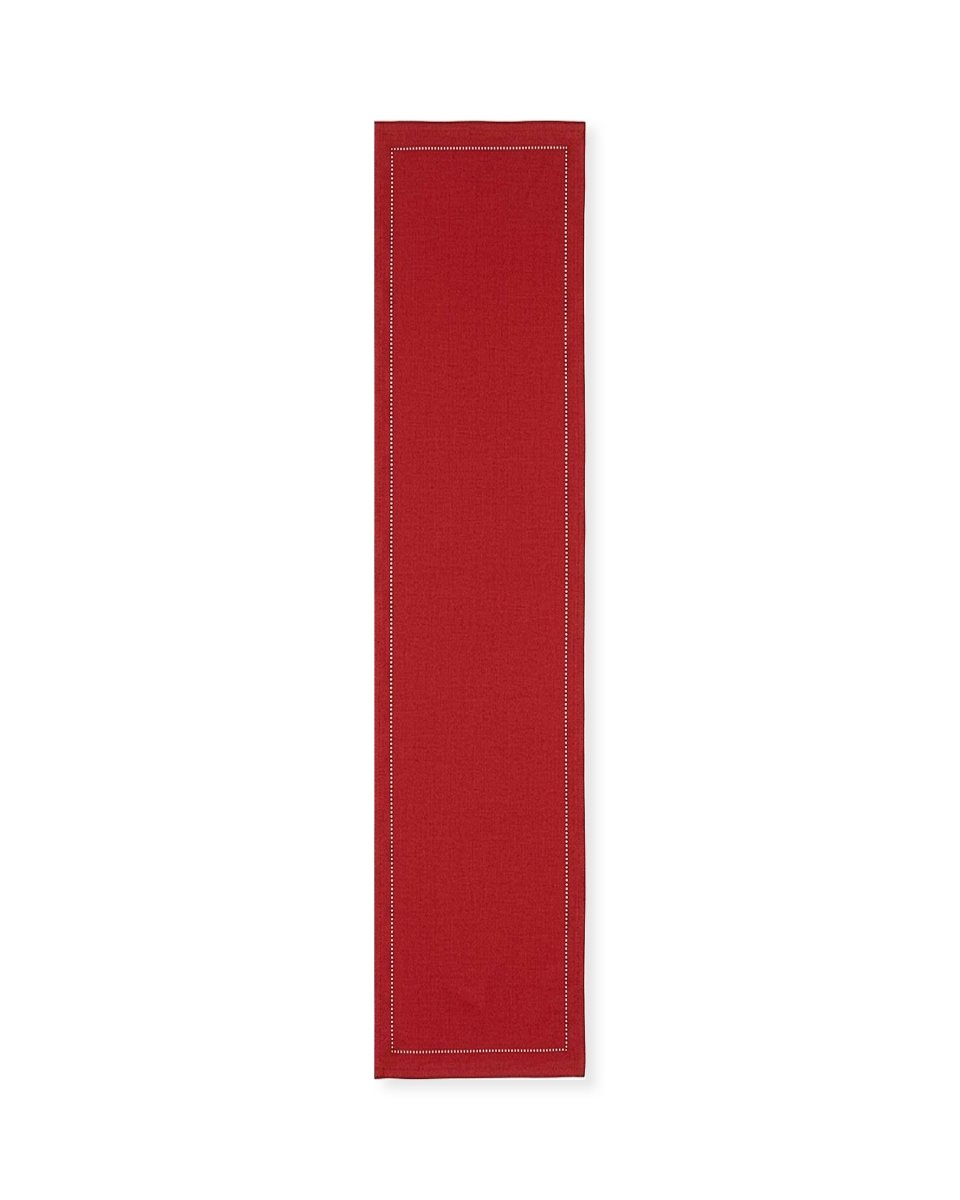 Rapee Sonia Lasercut Table Runner – Cationic Fabric – 33 x 150 cm – Red - Metro Singapore Departmental Store - Celebrating 69 Years in SG
