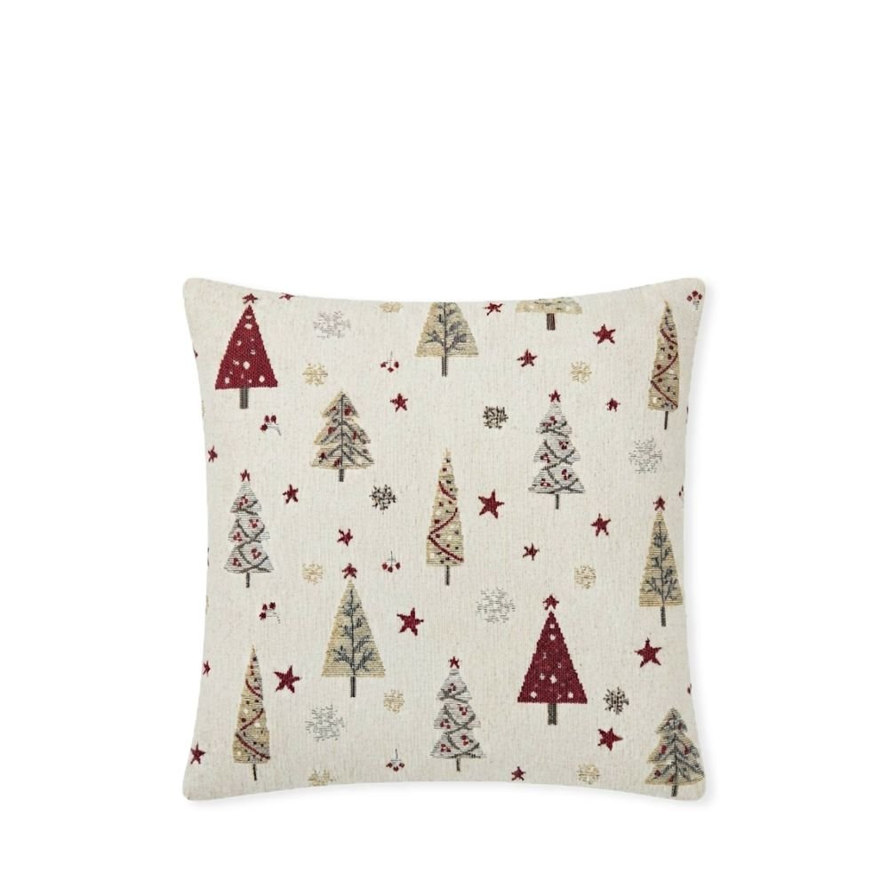 Rapee Tree Rich Woven Chenille Cushion Cover – 45 x 45 cm – Natural - Metro Singapore Departmental Store - Celebrating 69 Years in SG