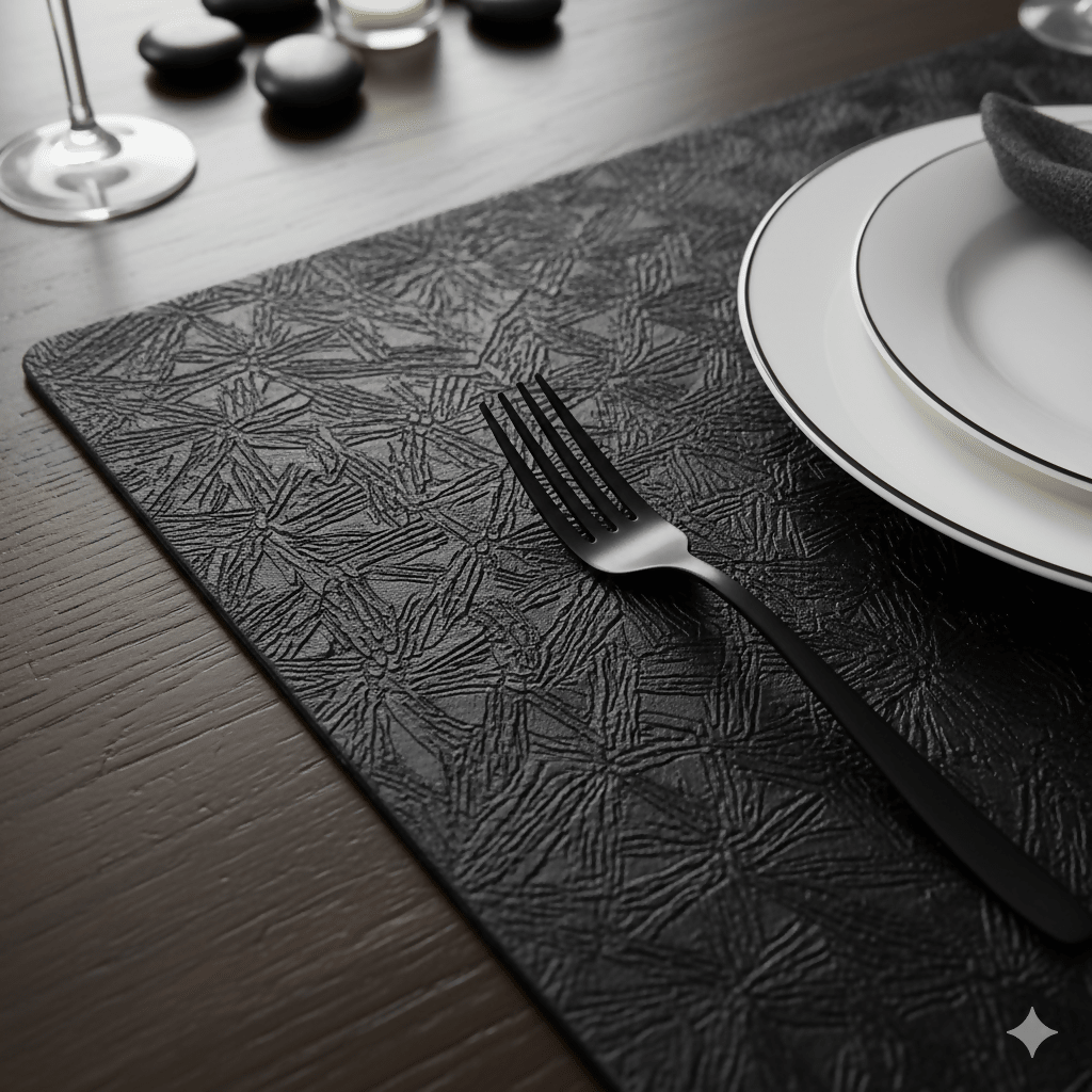 Rapee Treeskin Placemat | Embossed PU - 30 x 45 cm - Metro Singapore Departmental Store - Celebrating 69 Years in SG