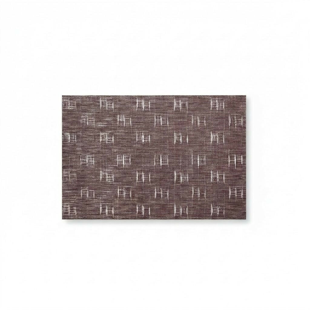 Rapee Viking Placemat | Woven Vinyl Texilene - 33 x 45 cm, Wine - Metro Singapore Departmental Store - Celebrating 69 Years in SG