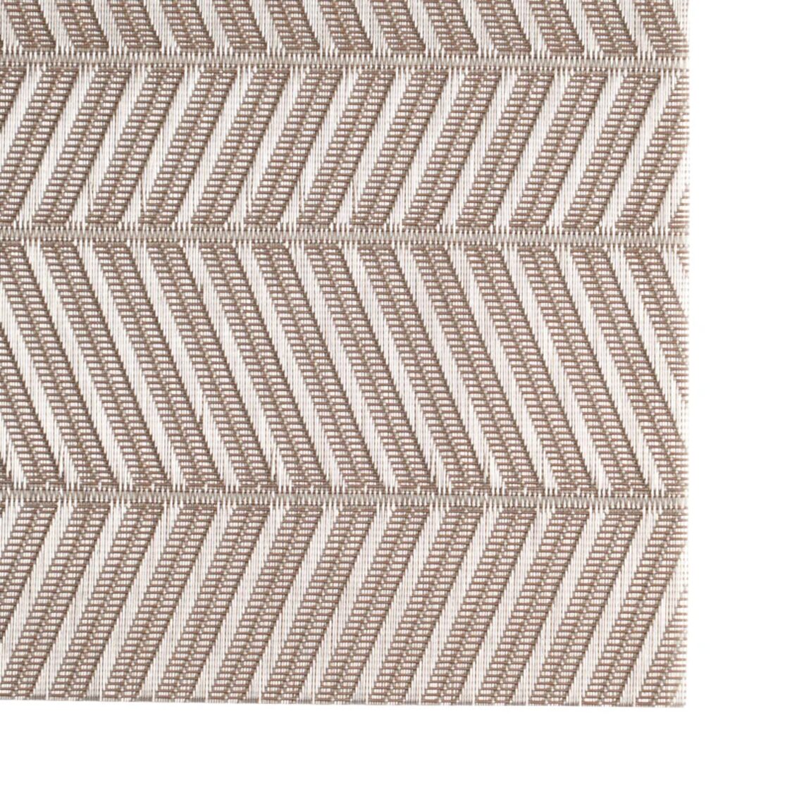 Rapee Yukon Placemat | Woven Vinyl Texilene - 30 x 45 cm, Taupe - Metro Singapore Departmental Store - Celebrating 69 Years in SG