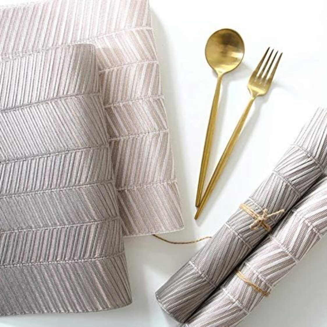 Rapee Yukon Placemat | Woven Vinyl Texilene - 30 x 45 cm, Taupe - Metro Singapore Departmental Store - Celebrating 69 Years in SG